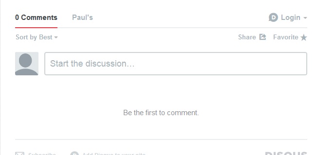 disqus comment system