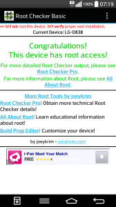 rooted LG D838
