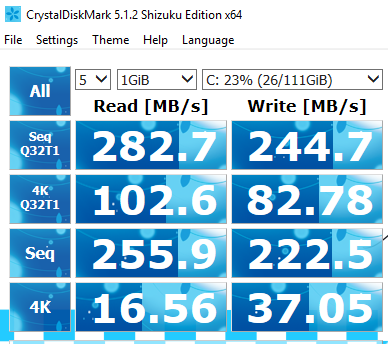 CRYSTAL DISK MARK